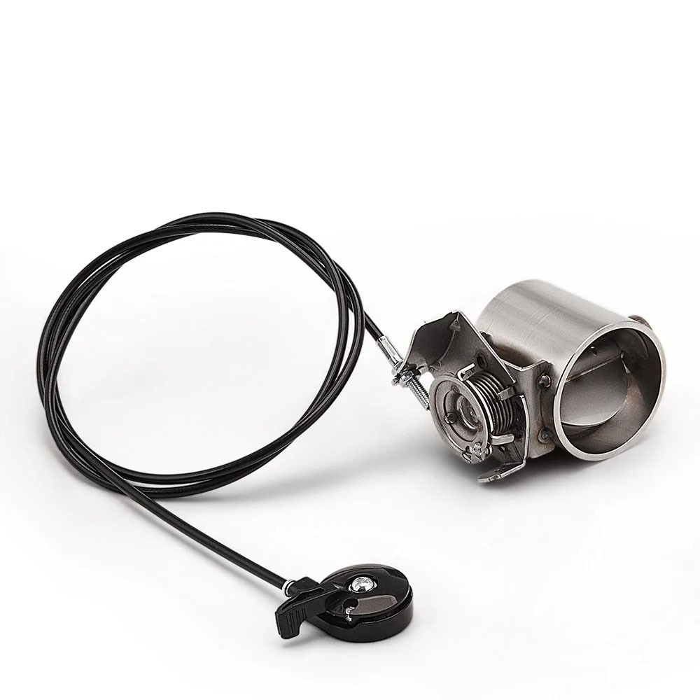 51/60mm Motorcycle Modified Exhaust Pipe Manual Mechanical Exhaust Valve Gear Switch Silencer Noise Reduction Valve