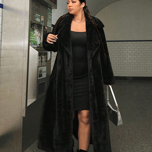 European and American Women's Clothing Long Coat
