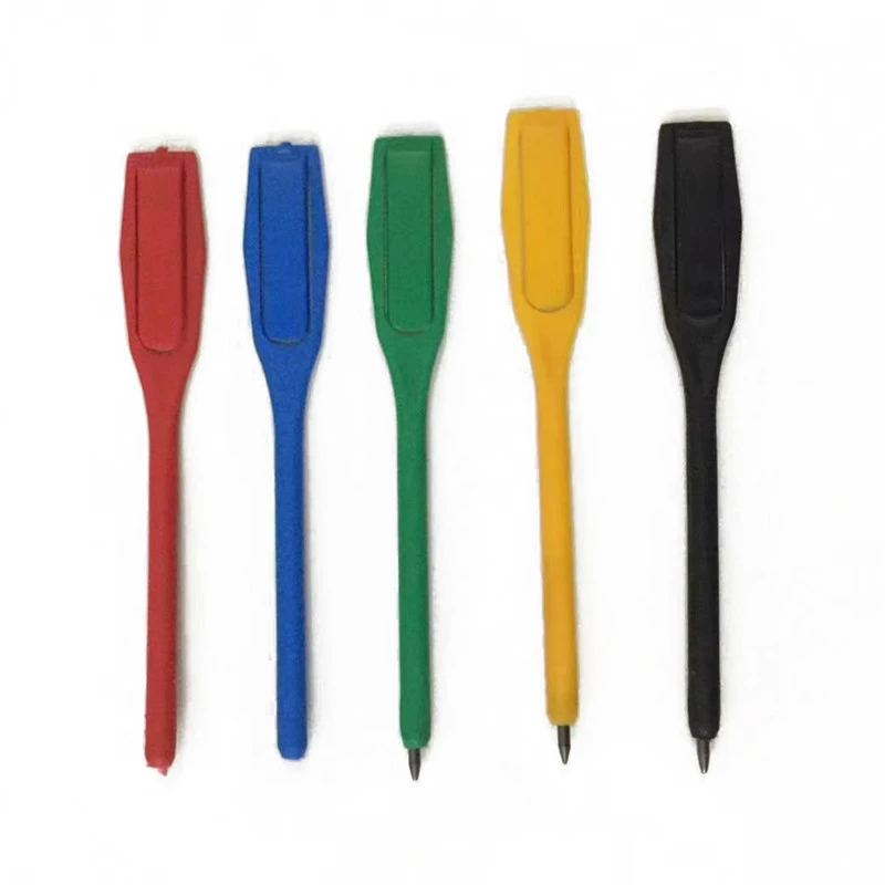 Спот цветной пластиковый портативный карандаш завод оптовая черная папка ручка для записи в отель