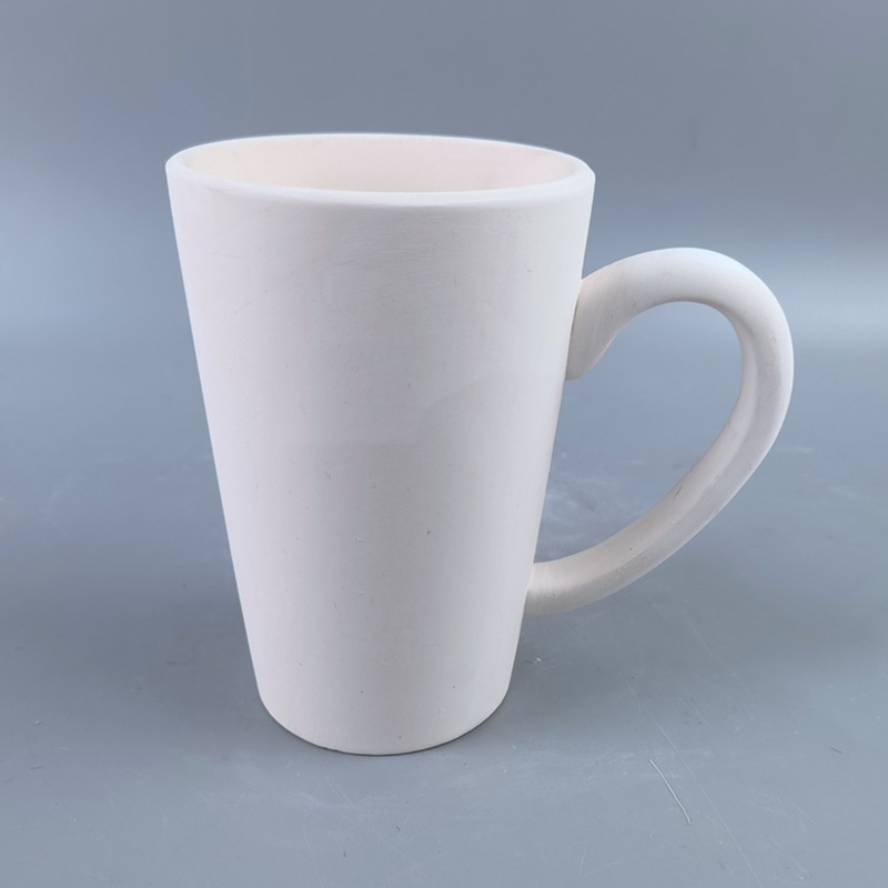 Llano en blanco llano embrión pintura de bricolaje taza de la taza de pintura cerámica de alta temperatura barra de cerámica pintura de los niños alta arcilla blanca en blanco