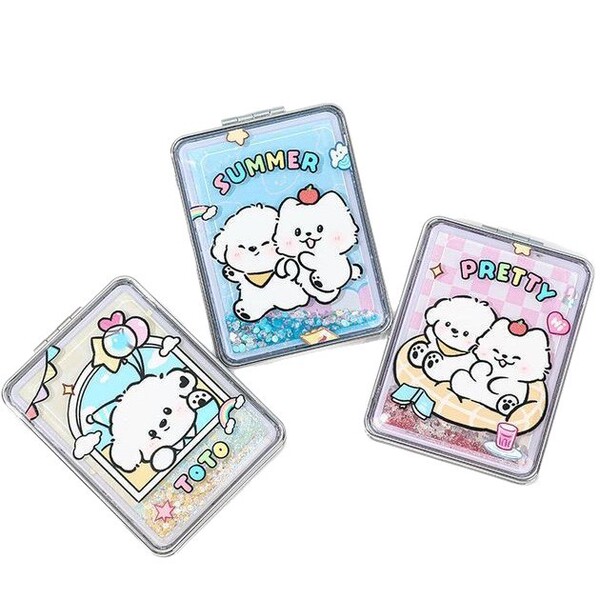 Songsong's summer square quicksand mirror cartoon high-value…