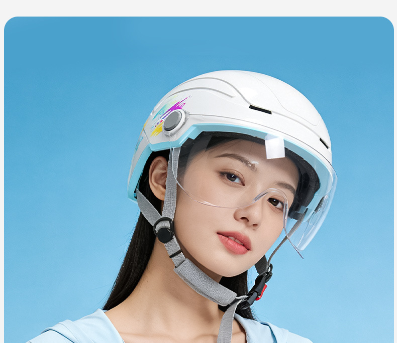 Ultra-light helmet, 3C certified, Class A, for electric vehicles and motorcycles, unisex, summer sun protection safety helmet