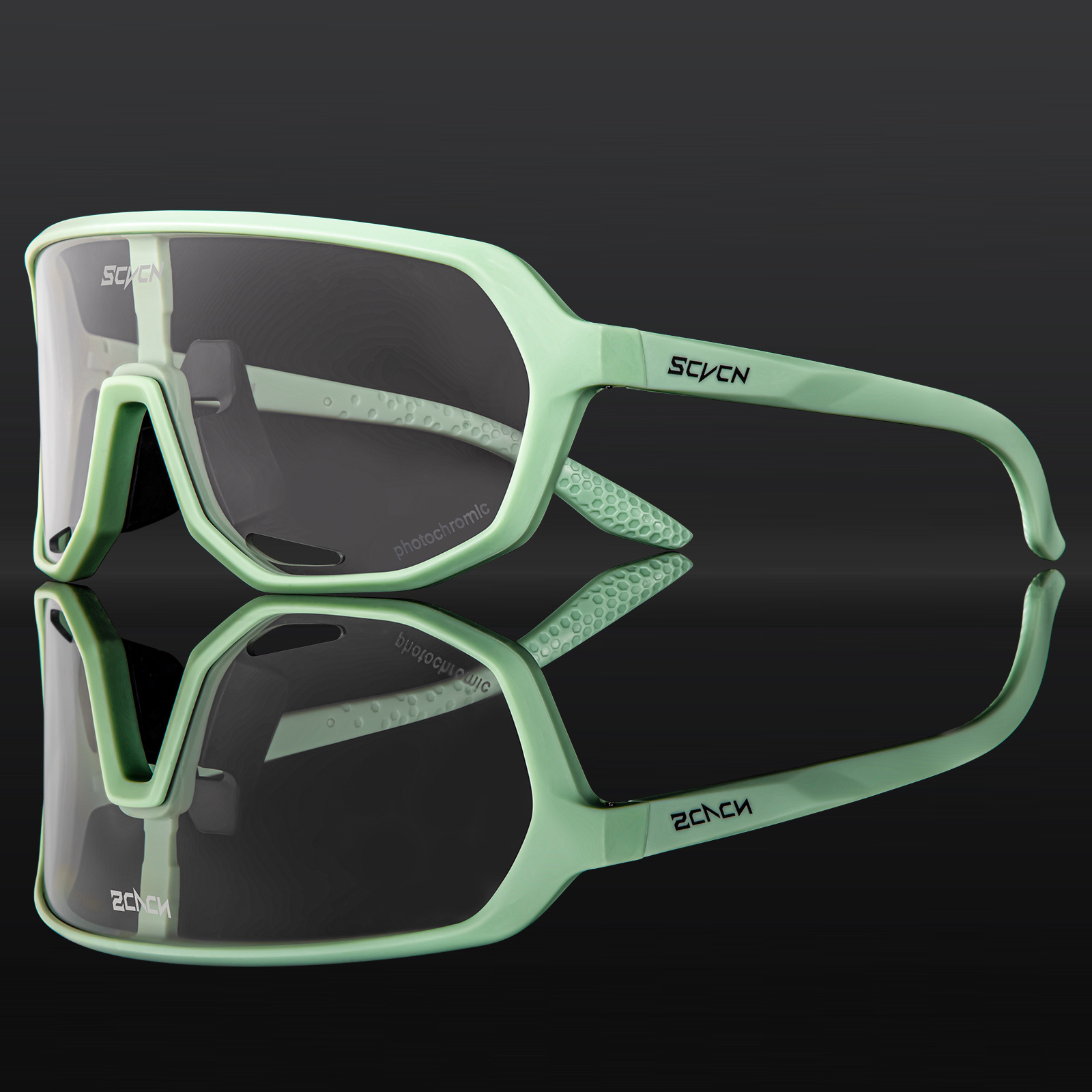 Gafas Fotocromáticas de Ciclismo de PC, Compatibles con Miopía, para Deportes al Aire Libre image 8