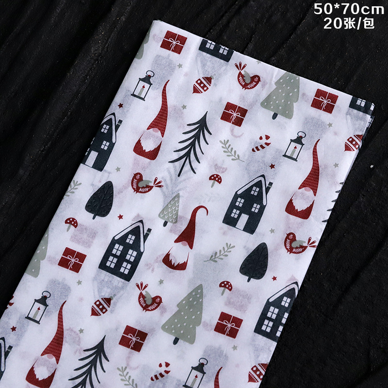 Navidad de siete colores cordier forrado Sydney papel de embalaje de flores de papel de embalaje de navidad forrado florista material de flor