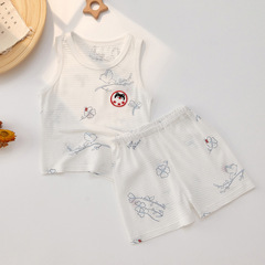 Baby clothes summer thin set for newborn baby, boy's sleepwear, newborn clothes with short-sleeve shirt and shorts