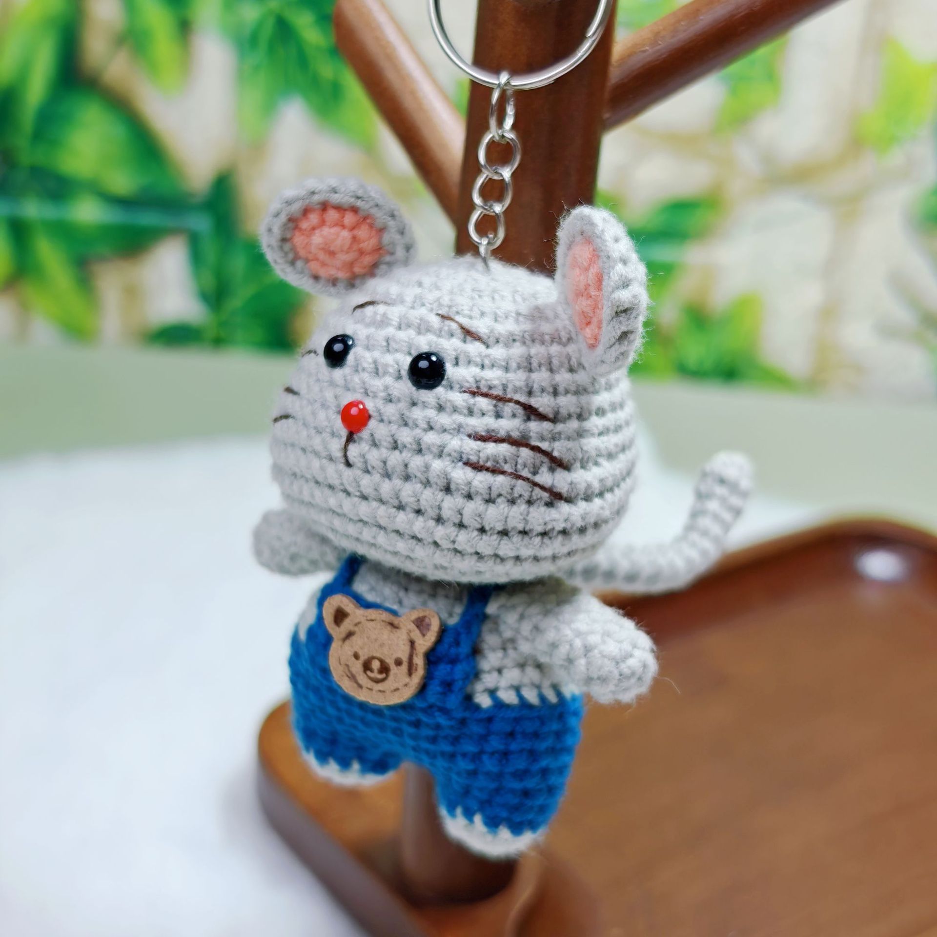 Colgante del zodiaco tejido a mano, muñeco de ganchillo hecho a mano, regalo lindo y personalizado, venta al por mayor y al por menor