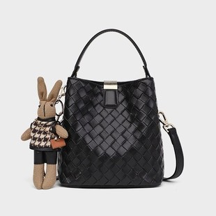 Foreign Trade Bag Women's 2025 New Style Woven Large Capacity Shoulder Bag All-match Handbag Elegant Lazy Style Crossbody Bag