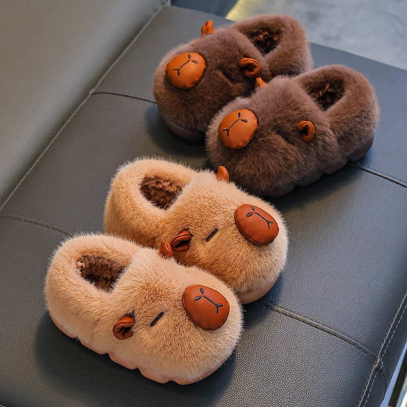 Bolsos de invierno para niños, zapatos de algodón, zapatillas de algodón para niños y niñas, zapatillas de algodón para padres y niños.