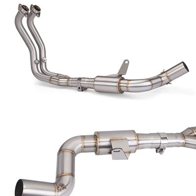 Motorcycle racing 350/400 modified: Motorcycle exhaust pipe