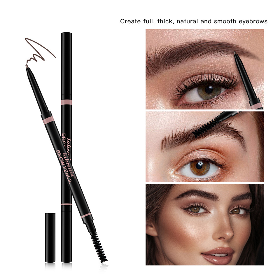 Lakerain Eyebrow Pencil Two-in-One Wild Eyebrow Pencil undefined