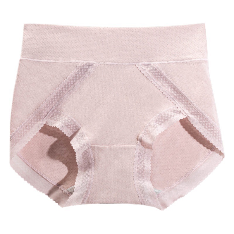 新商品のレースの下着の女性は純綿の抗菌の股を卸売りして腹を閉じます。