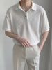 Light cooked man Short sleeved polo Sweater 2022 summer Chaopai half sleeve men's wear jacket Korean Edition Lapel T-shirt