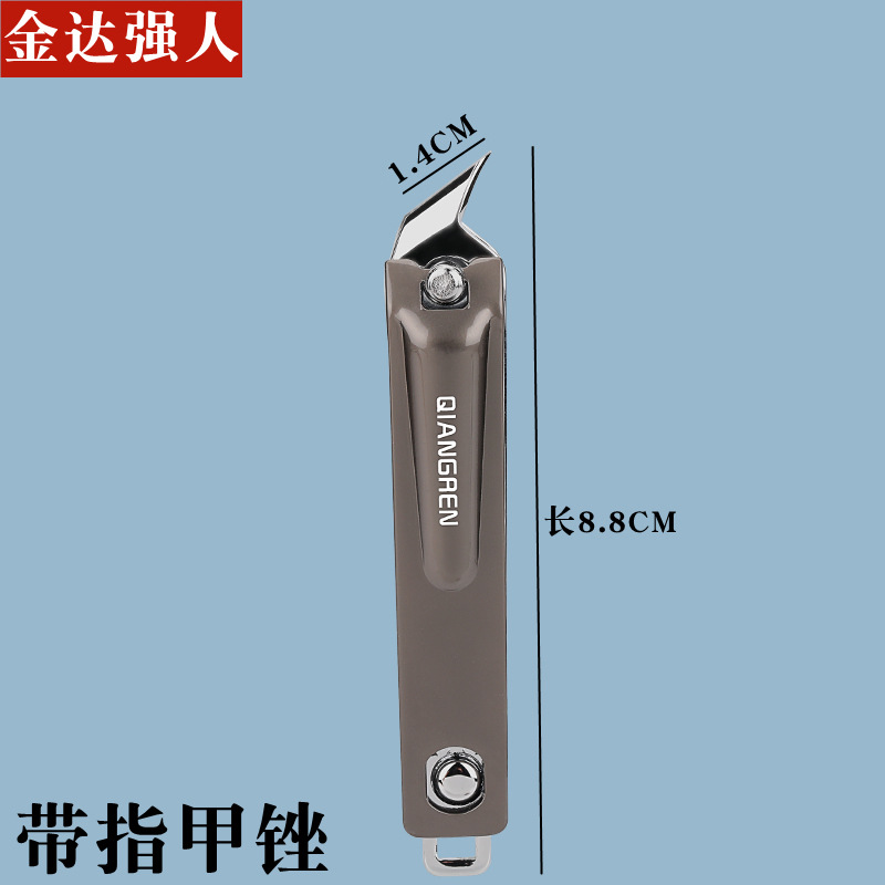 Cortaúñas fuertes cortaúñas oblicuo corte piel muerta cortaúñas puntiagudo solo tamaño grande pequeño adulto A6615