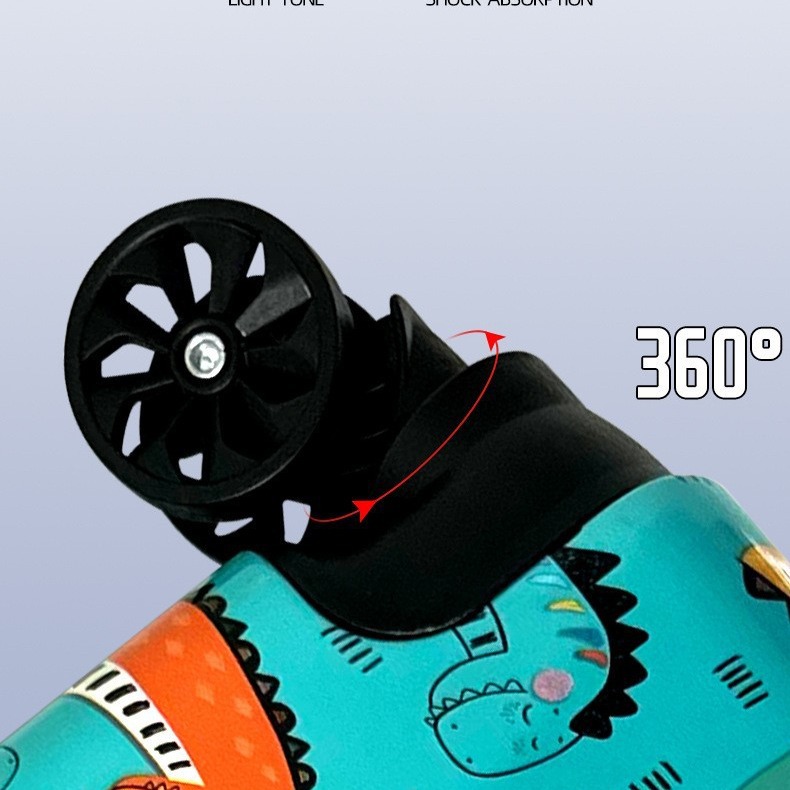 Nuevo 18 pulgadas caja de dibujos animados 3D maleta de rueda universal caja de regalo de gran capacidad fábrica al por mayor