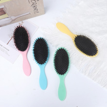 跨境专供鬃毛气囊梳蓬松造型梳干湿两用美发梳头皮按摩梳气垫梳