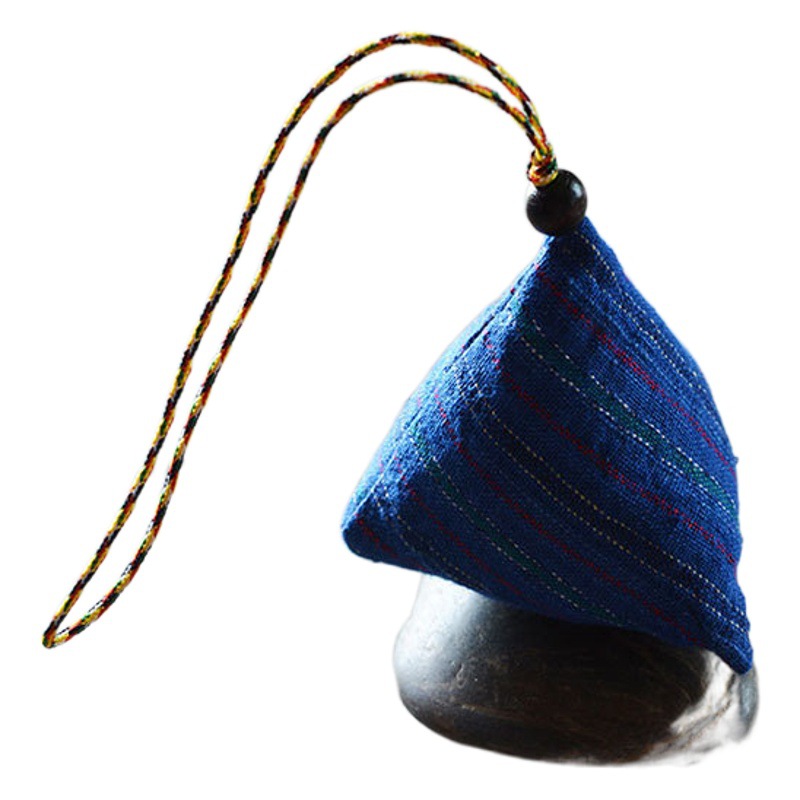 Dragon Boat Festival mugwort leaf zongzi sachet vintage native cloth sachet handmade mugwort mosquito repellent sachet small pouch DIY material