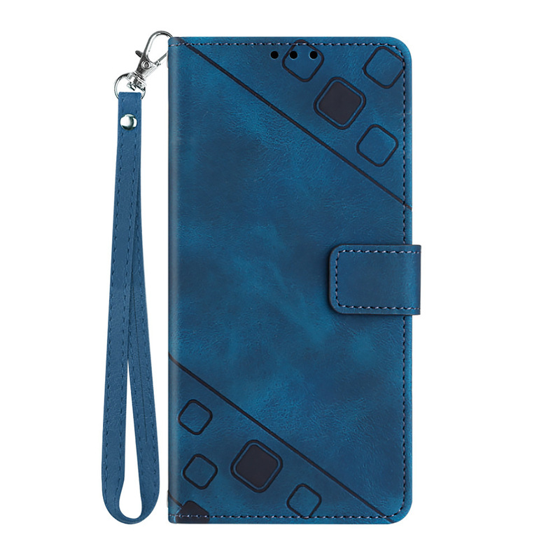 Suitable for Nokia C02 (TA-1522) crossbody skin embossed mobile phone leather case flip card case