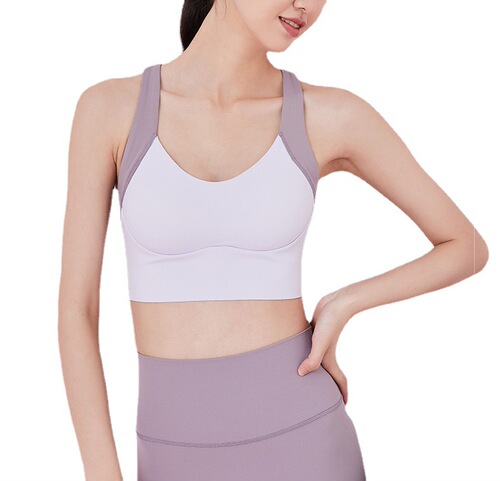 lulu all-in-one fitness bra sports bra high-intensity sports bra women's yoga top fixed chest pad
