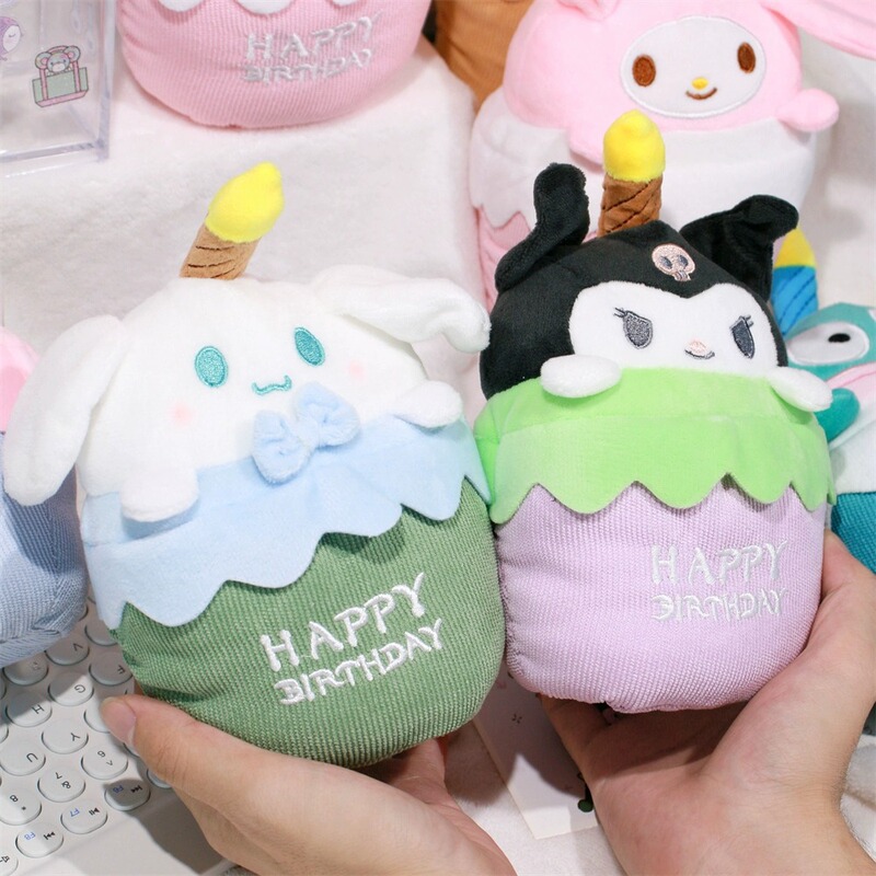 日本の歌う漫画ぬいぐるみ誕生日ケーキかわいいおもちゃ学生子供のギフトの装飾品|undefined