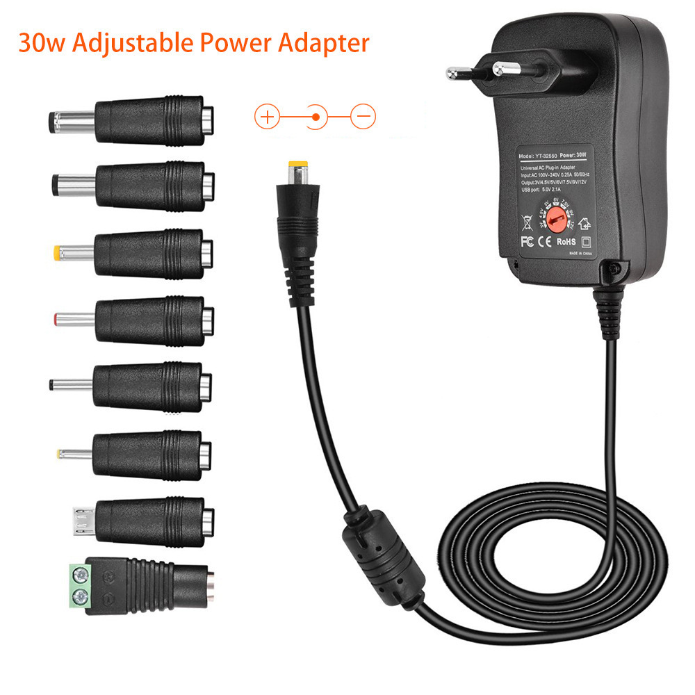 Universal power adapters, 24W, 12v