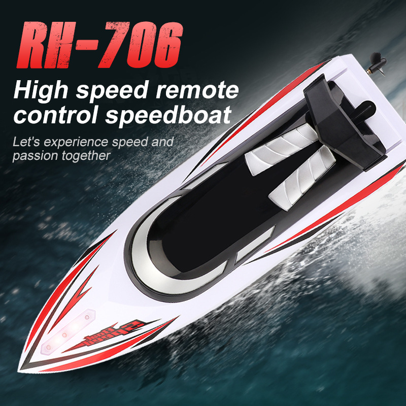 Cross border 2.4G remote control fast 20KM/H Life 40 Minute waterproof high speed sports remote control Rowing
