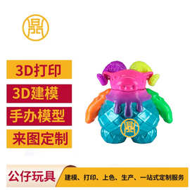 动漫PVC手办搪胶公仔 DIY彩绘公仔模型摆件 白胚涂鸦公仔