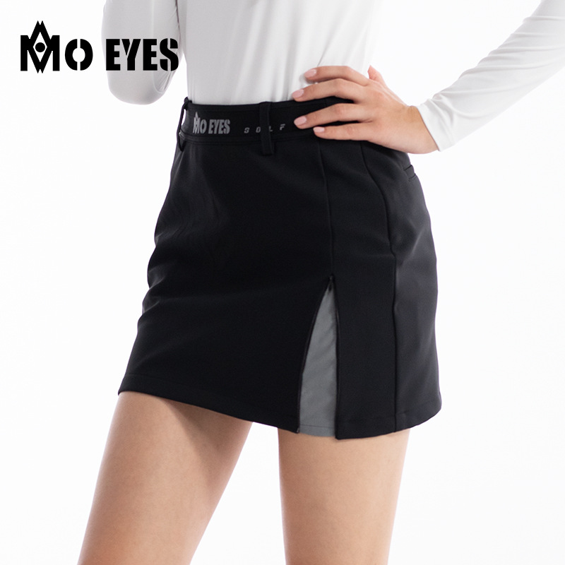 Chân váy ngắn Golf nữ moeyes mắt ma thuật, ôm hông, eo cao su co giãn — M23QZ005-Váy ngắn màu đen, M23QZ005-Váy ngắn màu trắng