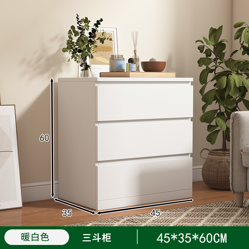 Mesita de noche, pequeño apartamento simple, armario de dormitorio, estante moderno simple, armario de almacenamiento multifuncional junto a la cama, armario de almacenamiento