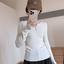 韩版镂空小心机秋冬季新款内搭修身针织打底衫设计感显瘦长袖上衣