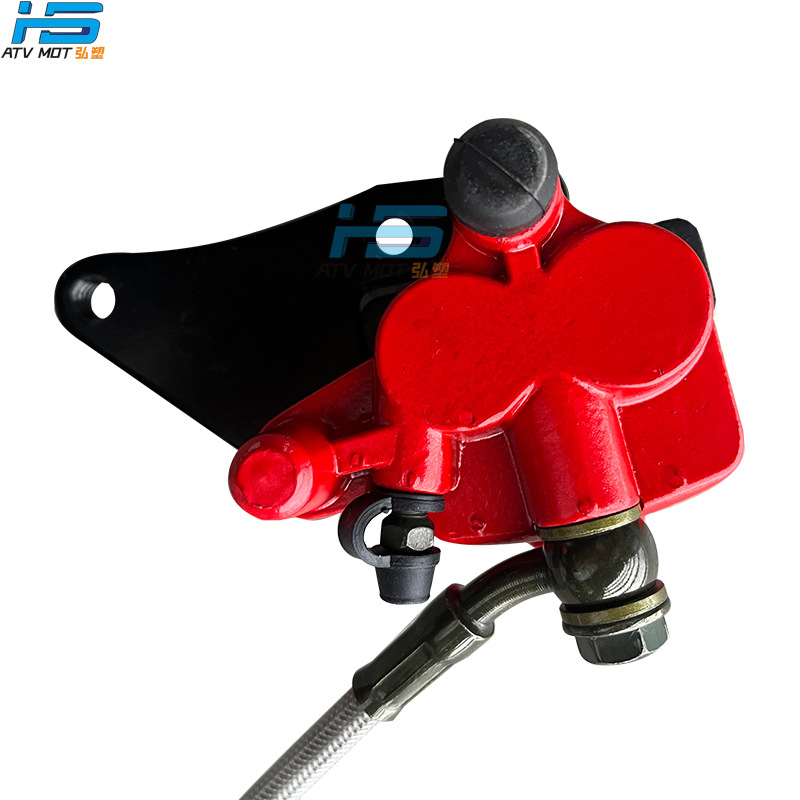 Off-Road Motorcycle Accessories 110 125Cc2 Piston Oil Rear Disc Brake Hydraulic Rear Brake Pump Caliper Bracket Assembly