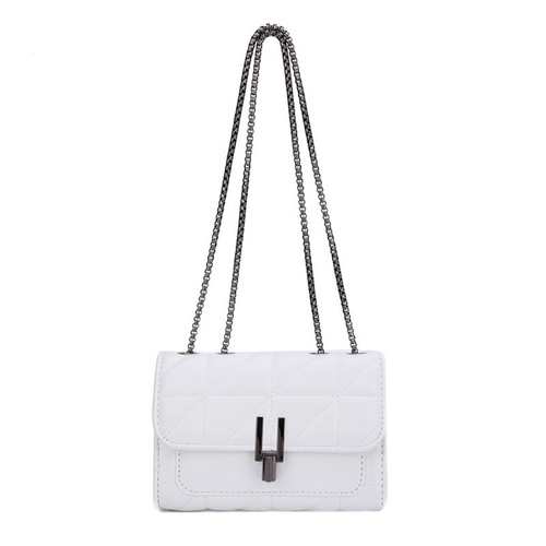 Ladies versatile chain bag 2024 new model high-end fashionable shoulder bag light luxury diamond embroidery cross-body bag for women