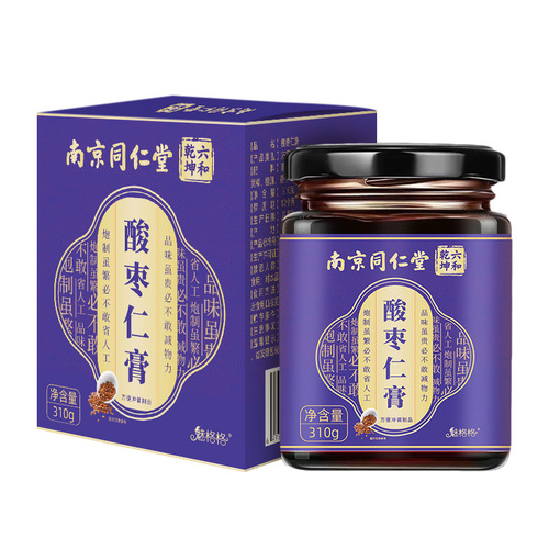 Nanjing Tongren Tang Acid Jujube Seed Oats and Lily Bulb Poria Student Adults Middle-aged Elderly Sleep Ancient Formula Cream