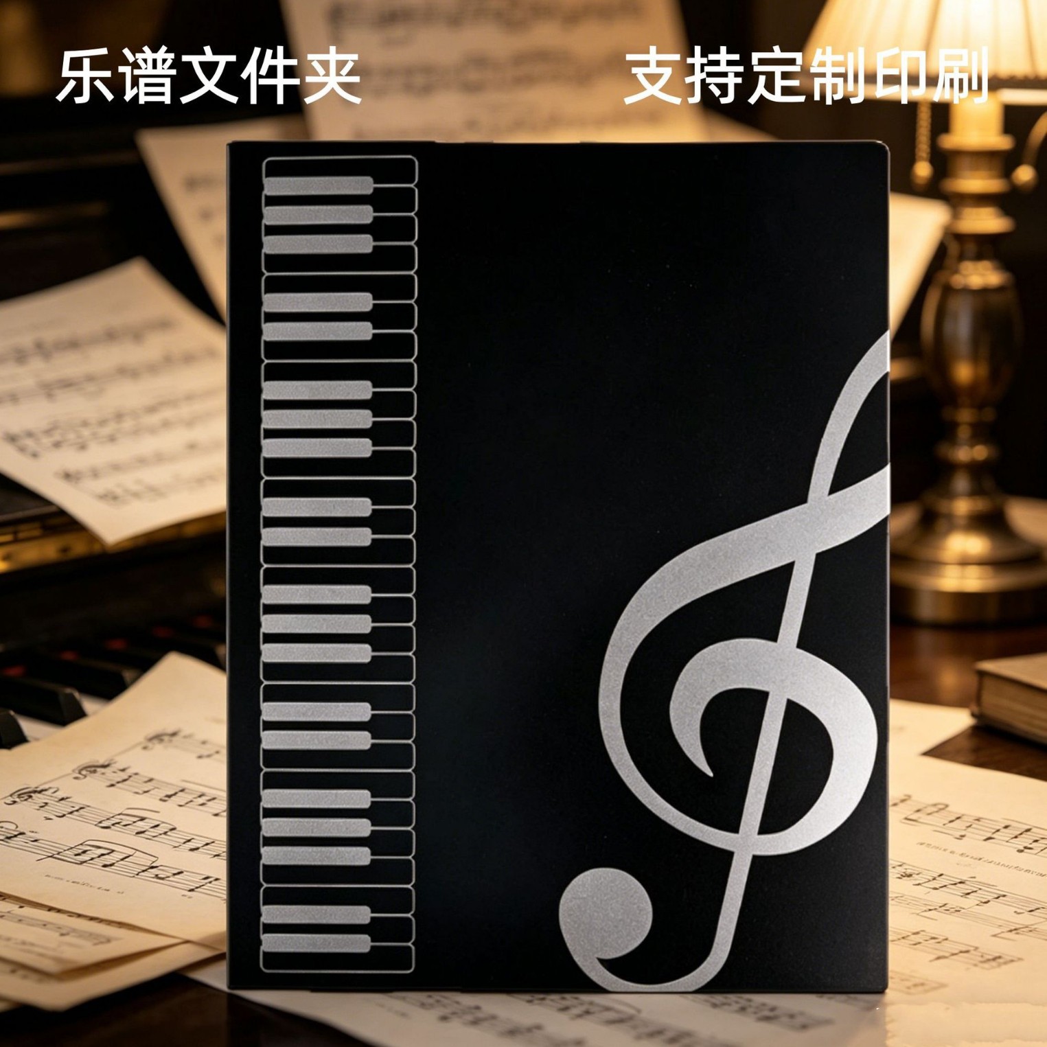 A4 carpeta de partituras negras carpeta de partituras transparente libro de partituras carpeta de piano libro de partituras carpeta de partituras de música libro de partituras image 1