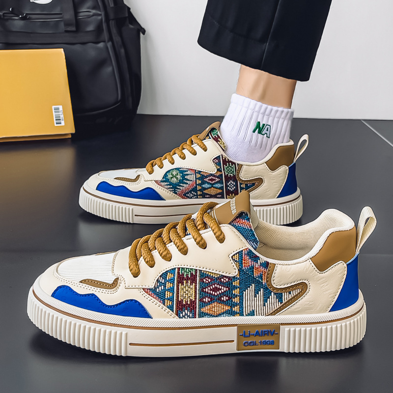 Zapatos de hombre de la estación europea, modelos de primavera y otoño, todo fósforo, correr y ocio, Forrest Gump, deportes para jóvenes, suela gruesa, zapatos de papá explosivos de celebridades de Internet