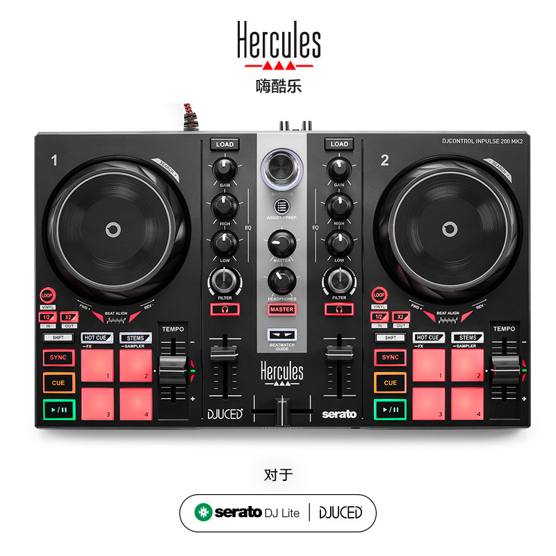 Hi Inpulse200 Mk2 Entry-Level Portable Home Mini Dj Digital Bar Dj Controller