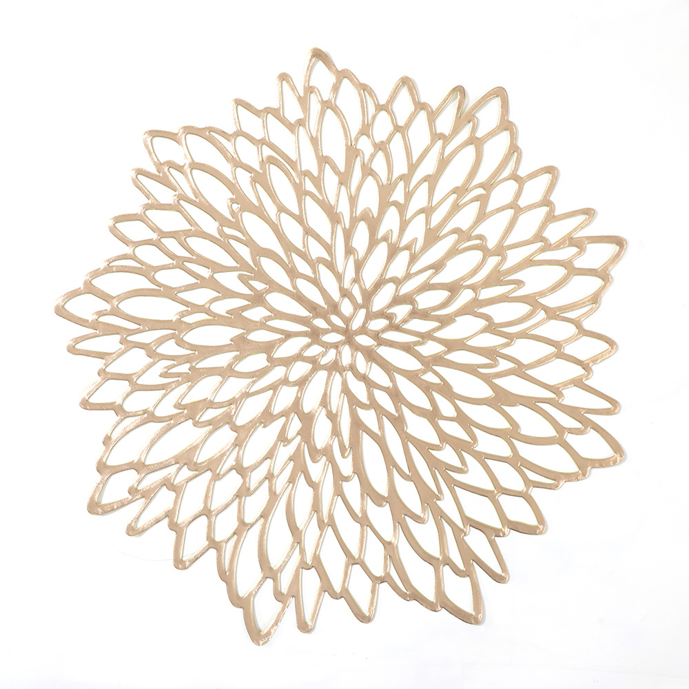 Venta caliente transfronteriza almohadilla de aislamiento de estampado en caliente de pvc sentido avanzado hogar estilo ins alfombra de mesa exterior protección de escritorio mantel occidental