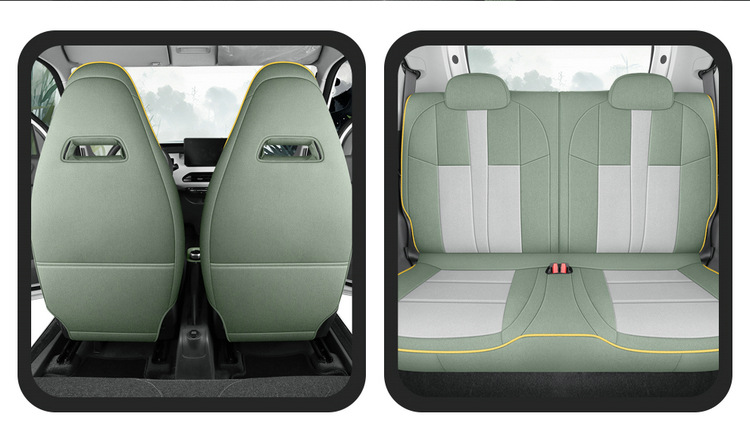 2024 Model 200Km Panda Knight Special Car Seat Cover Panda Mini Fabric Cartoon Seat Cushion Cover