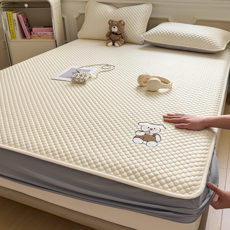 Verano frío madre-infanto esterilla de hielo casera frijoles de aire acondicionado una sola alfombra suave esterilla de verano set de tres piezas
