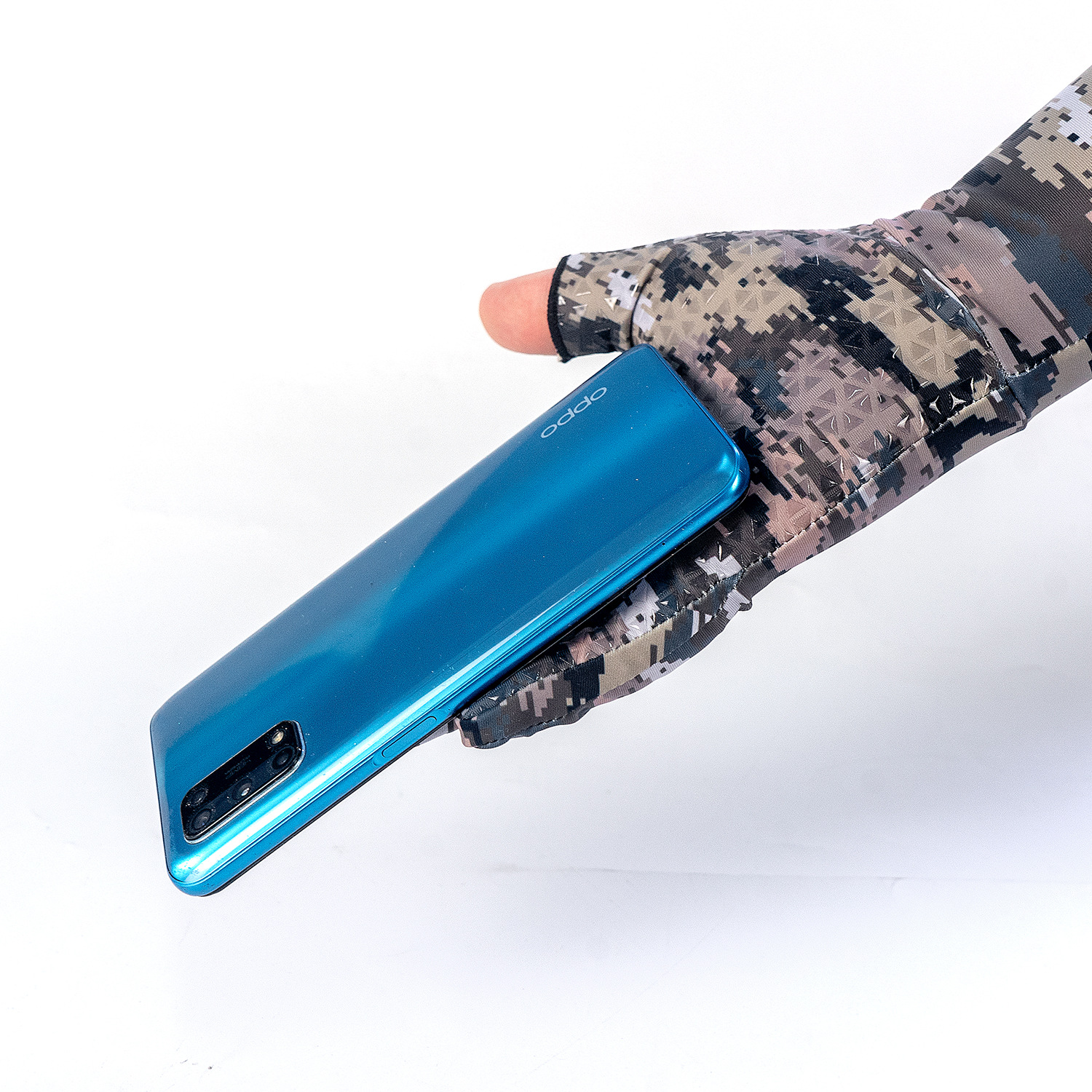 Summer windproof non-slip camouflage gloves 5
