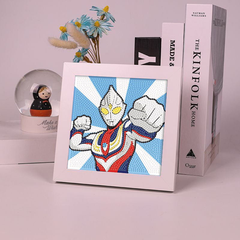 Diamante infantil DIY hecha a mano con material de marco paquete de dibujos animados Sanliou pegatinas de diamante regalo al por mayor pinturas de mampostería