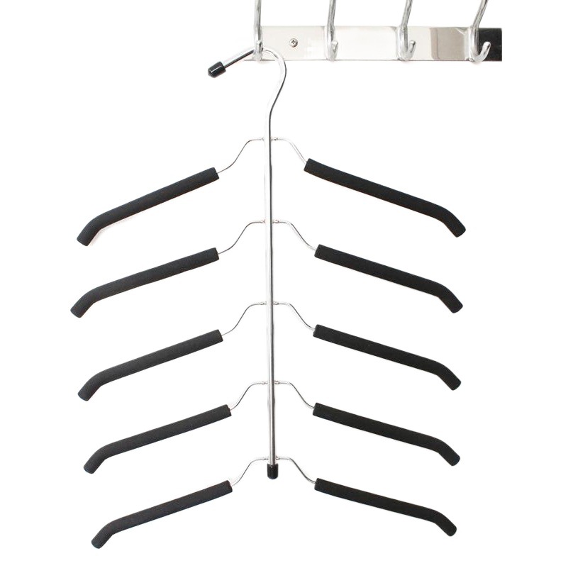 Percha multifuncional percha percha multicapa percha 6 garras 8 ganchos 10 abrazaderas percha plegable sombrero cinturón percha ropa interior gancho de almacenamiento