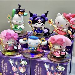 三丽鸥星夜派对魔法师盲盒手办库洛米美乐蒂潮玩公仔摆件生日礼物