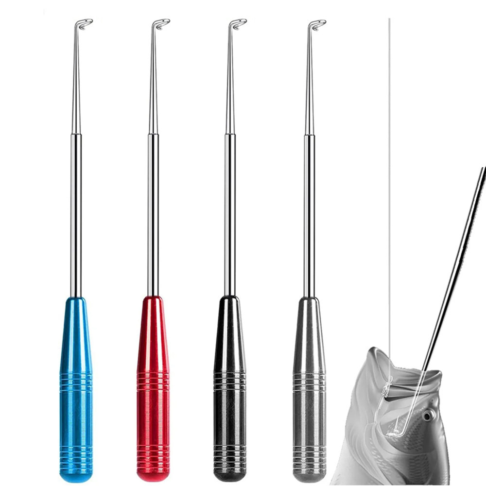 Venta al por mayor de fábrica Dispositivo de desenganche de anzuelo herramienta de desenganche de pesca Dispositivo de desenganche de acero inoxidable Dispositivo de desenganche de estilo japonés suministros de artes de pesca