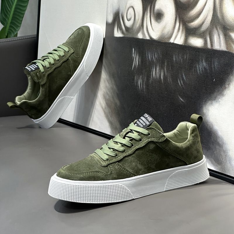 Zapatillas de hombre nuevas de verano con suela gruesa, suela blanda, transpirables, cómodas, informales, modernas y versátiles, zapatos de hombre sencillos al por mayor