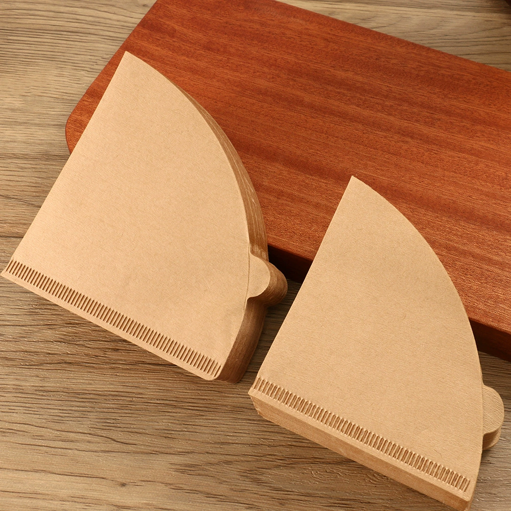 V01V02 ручной фильтр для кофе бумага с ушками Основной цветной фильтровальная бумага 100 штук конус капельного кофе фильтровальная бумага