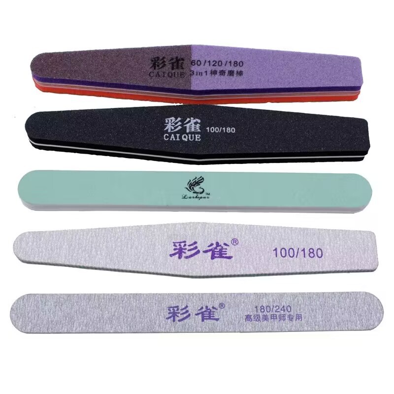Colorful Bird-Shaped Nail File for Polishing and Shaping Nails, Double-Sided Professional Nail Tool Set for Cross-Border Sales