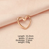 Pendant stainless steel heart-shaped heart shaped, accessory, simple and elegant design