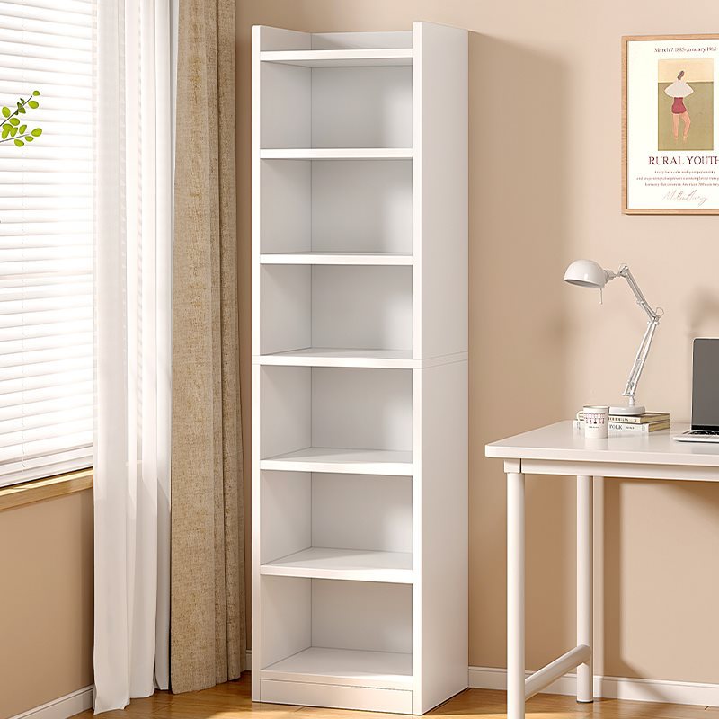 Bookshelf Simple Household Small Bedroom Narrow Slit Floor Bookcase Wall Corner Storage Rack Storage Layered Book Shelf