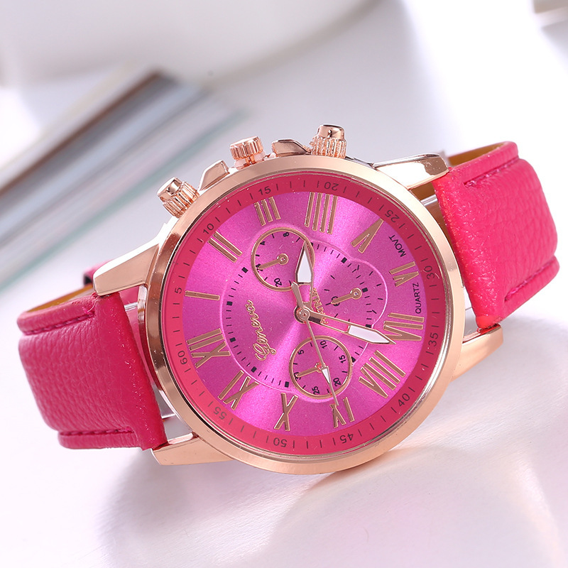 Fashion Solid Color Buckle Quartz Women's Watches display picture 2