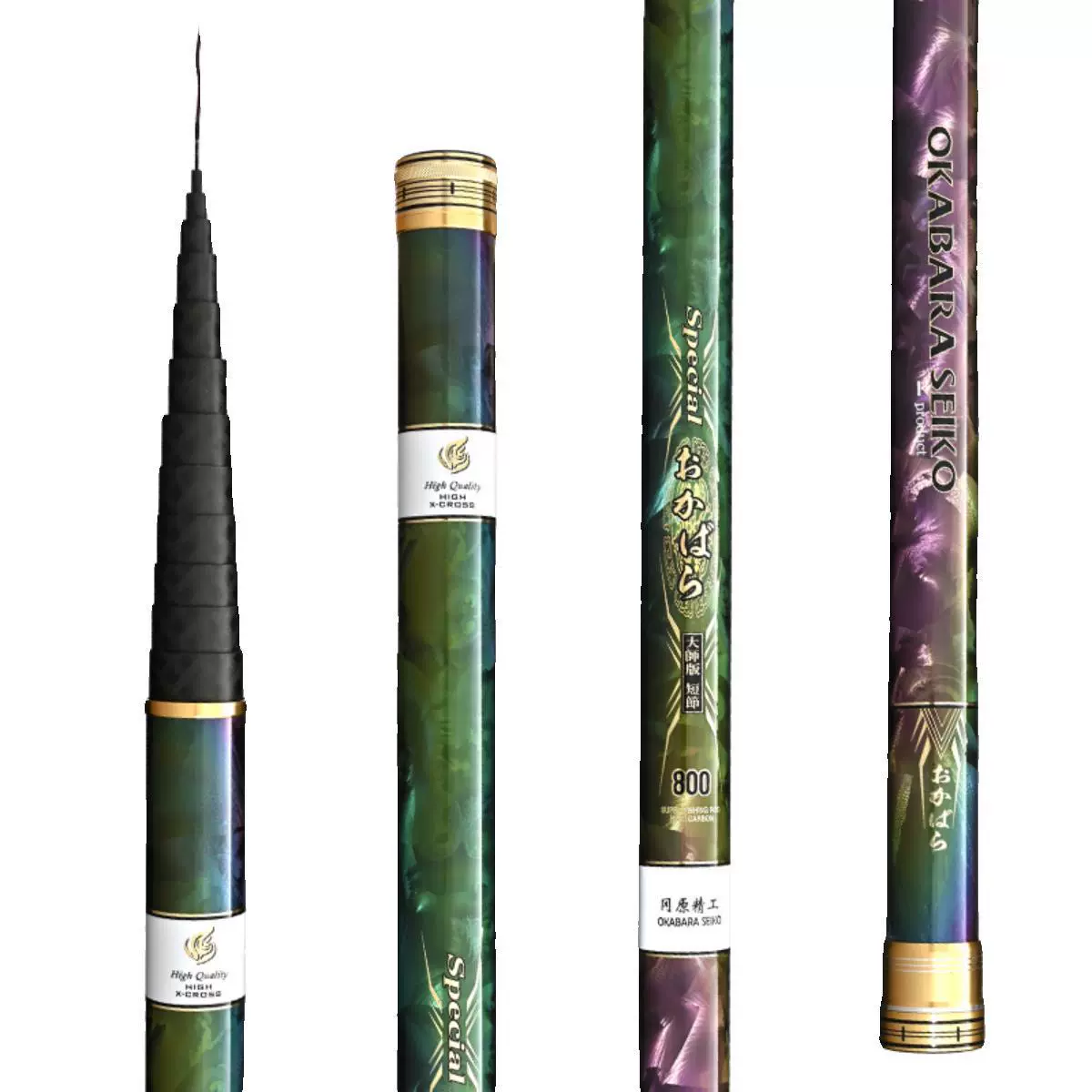 Okanghara Precision Master длинный шестик Short Festival gun rod японский Dongli углерод традиционная удочка супер лёгкая -твёрдое вложение полю